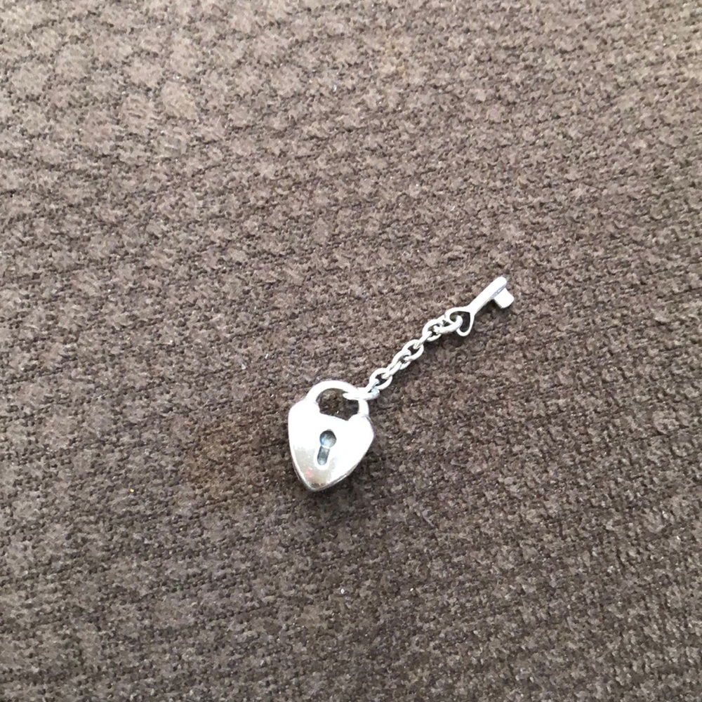 Key to my heart charm